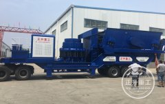 制砂机厂家讲解移动破碎站用于采石场破碎有